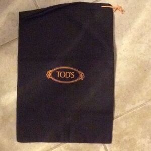 Tod’s Empty dust bag pouch Brown Never used
